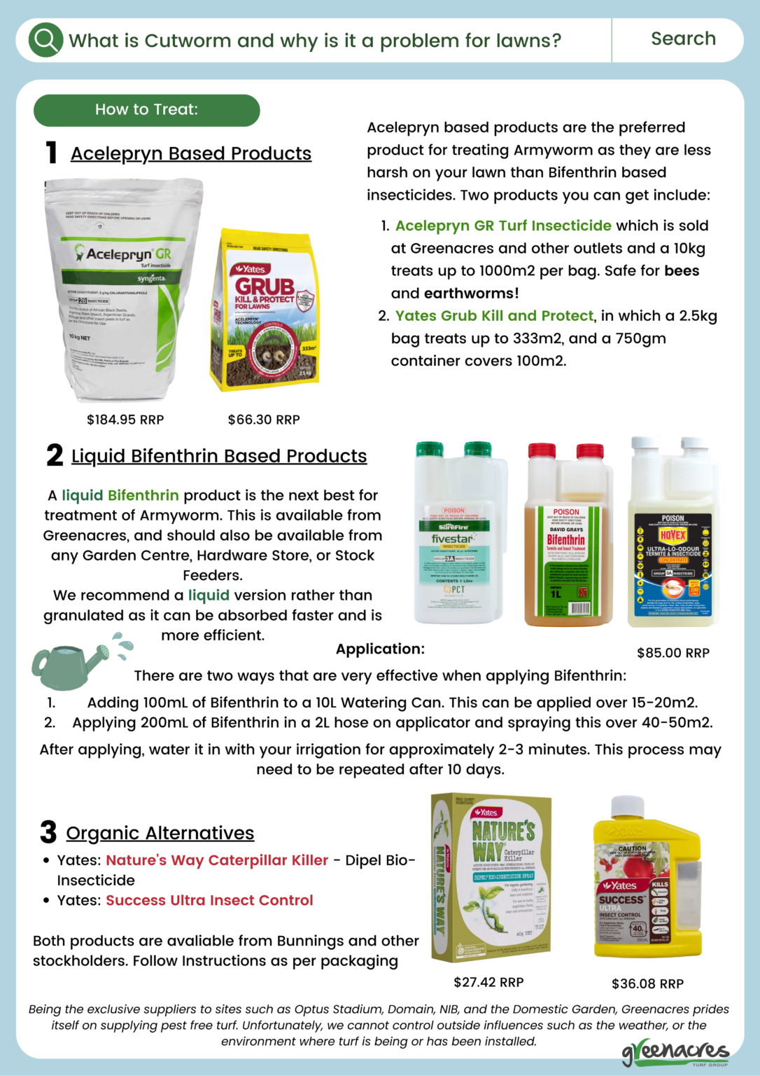Armyworm Insecticide Armyworm | How to Identify and Treat | Greenacres Turf GroupGreenacres ...